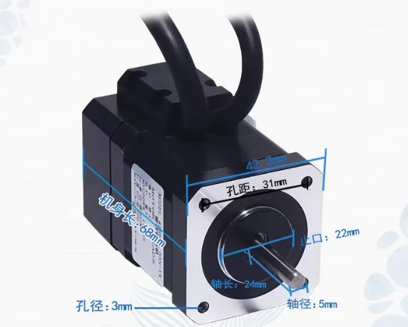 Nema17 42 ハイブリッドクローズドループステッピング - Closed Loop Stepper Motor Nema 17 のレビューと価格