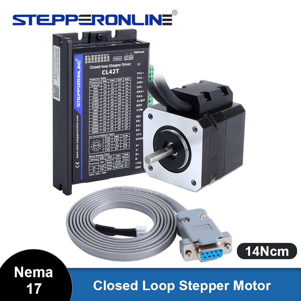 エンコーダ付きステッピングモータードライバーキット,閉じたル - Closed Loop Stepper Motor Nema 17 のレビューと価格